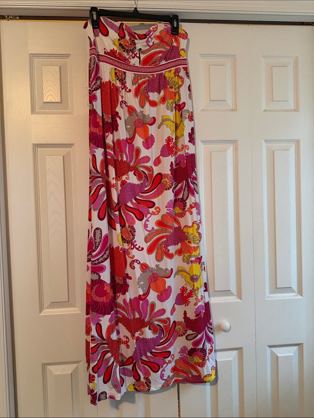 Women’s Floral Maxi Skirt - Pink Multi